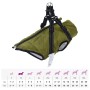 Abrigo perro con arnés impermeable reflectante M verde militar de , Ropa para perros - Ref: Foro24-4019893, Precio: 18,60 €, ...