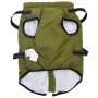 Abrigo perro arnés impermeable reflectante 6XL verde militar | Foro24|Onlineshop| Casa, Jardín y Más Foro24.es