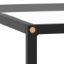 Black coffee table with tempered glass 60x60x35 cm by vidaXL, Coffee table - Ref: Foro24-322871, Price: 53,77 €, Discount: %