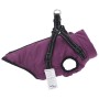 Abrigo para perro con arnés impermeable reflectante M morado | Foro24|Onlineshop| Casa, Jardín y Más Foro24.es