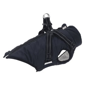 Abrigo perro con arnés impermeable reflectante M azul marino von , Kleidung für Hunde - Ref: Foro24-4019914, Preis: 18,60 €, ...