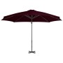 Cantilever parasol with aluminum pole 300 cm red by vidaXL, Umbrellas - Ref: Foro24-312306, Price: 92,99 €, Discount: %