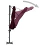 Cantilever parasol with aluminum pole 300 cm red by vidaXL, Umbrellas - Ref: Foro24-312306, Price: 92,99 €, Discount: %