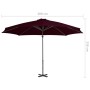 Cantilever parasol with aluminum pole 300 cm red by vidaXL, Umbrellas - Ref: Foro24-312306, Price: 92,99 €, Discount: %