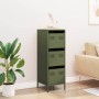 Aparador de acero verde oliva 39x35x103,5 cm by , Sideboards - Ref: Foro24-851404, Price: 169,36 €, Discount: %