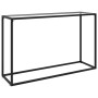 Tempered glass transparent console table 120x35x75 cm by vidaXL, Side tables - Ref: Foro24-322815, Price: 69,48 €, Discount: %