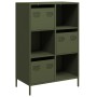 Aparador de acero verde oliva 68x39x103,5 cm de , Aparadores - Ref: Foro24-851410, Precio: 239,40 €, Descuento: %