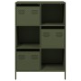 Aparador de acero verde oliva 68x39x103,5 cm de , Aparadores - Ref: Foro24-851410, Precio: 239,40 €, Descuento: %