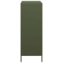 Aparador de acero verde oliva 68x39x103,5 cm de , Aparadores - Ref: Foro24-851410, Precio: 239,40 €, Descuento: %