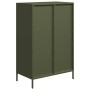 Aparador de acero verde oliva 68x39x103,5 cm de , Aparadores - Ref: Foro24-851410, Precio: 239,40 €, Descuento: %