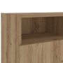 Mueble TV luces LED madera ingeniería roble artisan 120x30x50cm | Foro24|Onlineshop| Casa, Jardín y Más Foro24.es