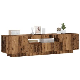 Mueble TV luces LED madera ingeniería envejecida 160x35x40 cm von , TV-Möbel - Ref: Foro24-856359, Preis: 109,58 €, Rabatt: %