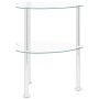 Computer Beistelltisch transparentes Glas 38x38x50 cm von vidaXL, Seitentische - Ref: Foro24-322785, Preis: 33,99 €, Rabatt: %