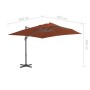 Cantilever parasol with terracotta aluminum pole 400x300 cm by vidaXL, Umbrellas - Ref: Foro24-312317, Price: 276,71 €, Disco...