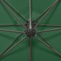 Cantilever parasol with pole and green LED lights 300 cm by vidaXL, Umbrellas - Ref: Foro24-312337, Price: 118,00 €, Discount: %