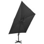 Cantilever parasol with black double roof 300x300 cm by vidaXL, Umbrellas - Ref: Foro24-312376, Price: 307,44 €, Discount: %