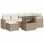 Set sofás de jardín 7 piezas y cojines ratán sintético beige | Foro24|Onlineshop| Casa, Jardín y Más Foro24.es