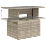 Set muebles jardín 9 pzas y cojines ratán sintético gris claro by , Garden sets - Ref: Foro24-3326503, Price: 753,29 €, Disco...