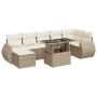 Set de sofás de jardín y cojines 8 piezas ratán sintético beige von , Gartensets - Ref: Foro24-3326679, Preis: 689,99 €, Raba...