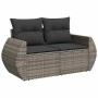 Set de sofás de jardín 4 pzas y cojines ratán sintético gris | Foro24|Onlineshop| Casa, Jardín y Más Foro24.es