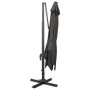 Cantilever parasol with pole and anthracite gray LED lights 300 cm by vidaXL, Umbrellas - Ref: Foro24-312346, Price: 257,89 €...