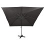 Cantilever parasol with pole and anthracite gray LED lights 300 cm by vidaXL, Umbrellas - Ref: Foro24-312346, Price: 257,89 €...