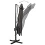 Cantilever parasol with pole and anthracite gray LED lights 300 cm by vidaXL, Umbrellas - Ref: Foro24-312346, Price: 257,89 €...