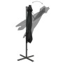 Freischwingender Sonnenschirm mit Mast und LED-Leuchten schwarz 250 cm von vidaXL, Sonnenschirme - Ref: Foro24-312324, Preis:...