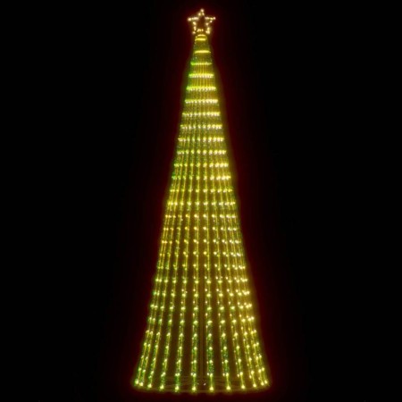 Árbol de Navidad cono de luz 475 LEDs blanco cálido 247 cm de , Arboles de navidad - Ref: Foro24-4016396, Precio: 82,46 €, De...