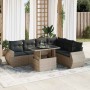 Set de sofás de jardín 7 pzas con cojines ratán sintético gris | Foro24|Onlineshop| Casa, Jardín y Más Foro24.es