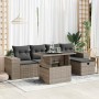 Set de muebles de jardín 6 pzas y cojines ratán sintético gris | Foro24|Onlineshop| Casa, Jardín y Más Foro24.es