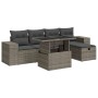 Set de muebles de jardín 6 pzas y cojines ratán sintético gris | Foro24|Onlineshop| Casa, Jardín y Más Foro24.es