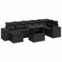 Set de muebles de jardín 5 pzas y cojines ratán sintético negro | Foro24|Onlineshop| Casa, Jardín y Más Foro24.es