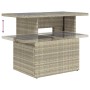 Set muebles jardín 9 pzas y cojines ratán sintético gris claro by , Garden sets - Ref: Foro24-3326693, Price: 718,97 €, Disco...