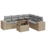 Set sofás de jardín 7 piezas y cojines ratán sintético beige | Foro24|Onlineshop| Casa, Jardín y Más Foro24.es