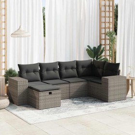 Comprar Set de muebles de jardín 6 pzas y cojines