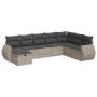 Set de sofás de jardín 8 pzas y cojines ratán sintético gris de , Conjuntos de jardín - Ref: Foro24-3325638, Precio: 611,95 €...