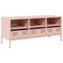 Mueble para TV acero laminado en frío rosa 101,5x39x43,5 cm | Foro24|Onlineshop| Casa, Jardín y Más Foro24.es