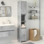 Armario baño madera contrachapada gris hormigón 30x30x183,5 cm by , Bathroom furniture - Ref: Foro24-856063, Price: 71,97 €, ...