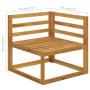 Gartenmöbel 11 Stück Kissen creme massivem Akazienholz von vidaXL, Gartensets - Ref: Foro24-3057648, Preis: 1,00 €, Rabatt: %