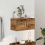 Armario de pared madera ingeniería envejecida 80x39x40 cm de , Estantes y estanterías - Ref: Foro24-856028, Precio: 64,81 €, ...