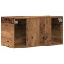 Armario de pared madera ingeniería envejecida 80x39x40 cm de , Estantes y estanterías - Ref: Foro24-856028, Precio: 64,81 €, ...