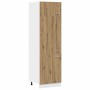 Mueble frigorífico madera ingeniería roble artisan 60x57x207 cm de , Armarios de cocina - Ref: Foro24-856126, Precio: 197,21 ...