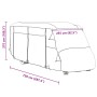 Fundas para autocaravanas tela no tejida gris 730x235x275 cm von , Autoaufbewahrungsabdeckungen - Ref: Foro24-4015879, Preis:...