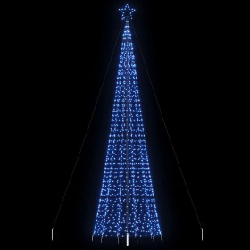 Árbol de Navidad cono con estacas 1534 LEDs azul 500 cm de , Arboles de navidad - Ref: Foro24-4016406, Precio: 117,89 €, Desc...