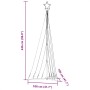 Luces para árbol de Navidad 447 LEDs blanco frío 249 cm von , Weihnachtsbäume - Ref: Foro24-4016433, Preis: 49,97 €, Rabatt: %