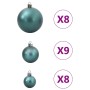 Bolas de Navidad 100 unidades verde Ø3/4/6 cm de , Adornos festivos - Ref: Foro24-4100009, Precio: 23,79 €, Descuento: %