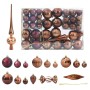 Bolas de Navidad 98 unidades marrón Ø3/4/6 cm by , Festive decorations - Ref: Foro24-4100014, Price: 24,42 €, Discount: %