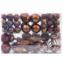 Bolas de Navidad 98 unidades marrón Ø3/4/6 cm by , Festive decorations - Ref: Foro24-4100014, Price: 24,42 €, Discount: %