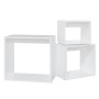 Mesas apilables 3 piezas madera contrachapada blanco de , Mesas auxiliares - Ref: Foro24-808576, Precio: 55,74 €, Descuento: %